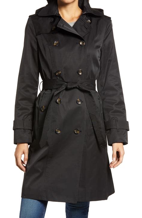 only black trench coat.